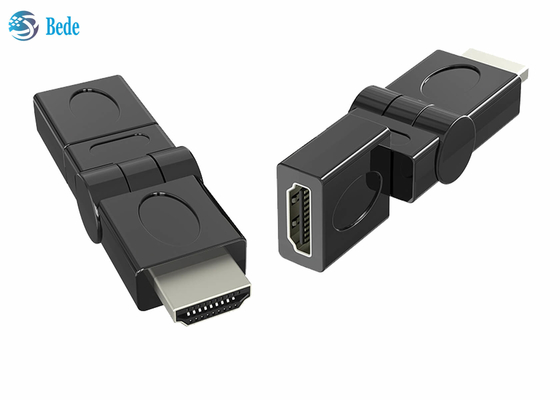 L'or a plaqué HDMI masculin à l'adaptateur femelle 90 de pivot 180 270 360 degrés rotatifs
