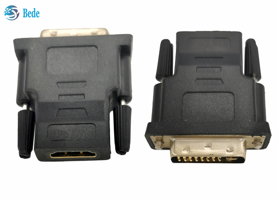 Mâle des adaptateurs DVI-D 24+1 de DVI à la haute définition des connecteurs femelles 1688MB/s de HDMI
