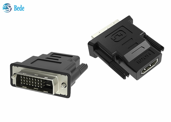 Mâle des adaptateurs DVI-D 24+1 de DVI à la haute définition des connecteurs femelles 1688MB/s de HDMI