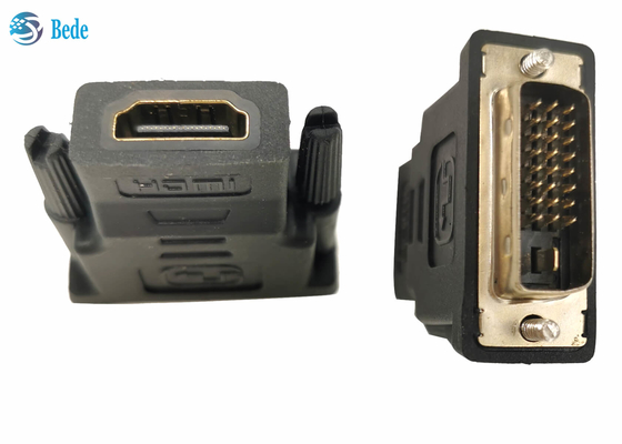 Mâle des adaptateurs DVI-D 24+1 de DVI à la haute définition des connecteurs femelles 1688MB/s de HDMI
