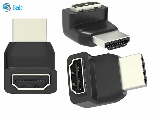 270 le mâle à angle droit de l'adaptateur HDMI du degré HDMI à L femelle le convertisseur 3D 4K a soutenu