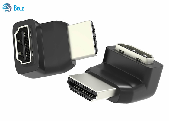 270 le mâle à angle droit de l'adaptateur HDMI du degré HDMI à L femelle le convertisseur 3D 4K a soutenu