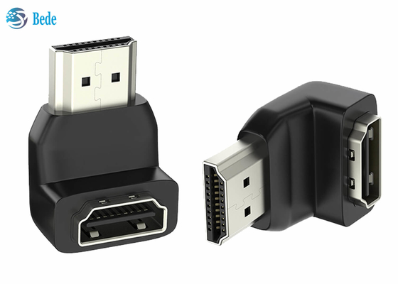 Adaptateur à angle droit de coupleur de HDMI mâle de 90 degrés à la femelle pour l'ordinateur portable PS4 PS5 Xbox de TVHD
