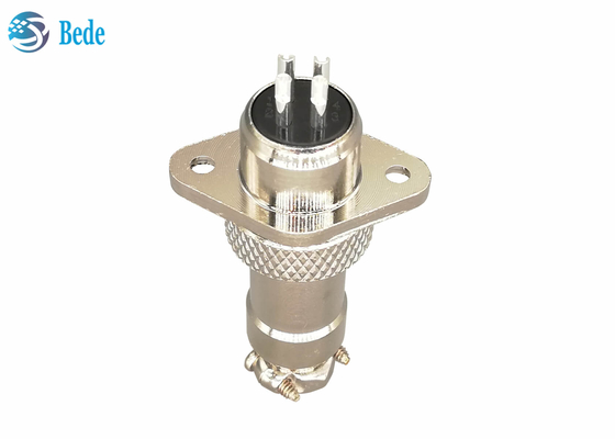 Connecteurs circulaires militaires de la bride Gx12 5 Pin Connector 3A 200V de losange