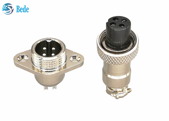 Connecteurs circulaires militaires de la bride Gx12 5 Pin Connector 3A 200V de losange