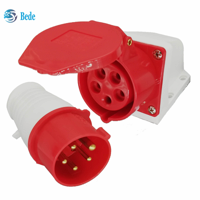 Fiche de connecteur Commando et type de montage mural CEI 60309 380-415V 16Amp