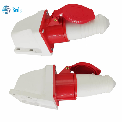 Prise électrique mâle femelle 4 broches 3P+E 380~415V 16Amp Type de montage mural IP44