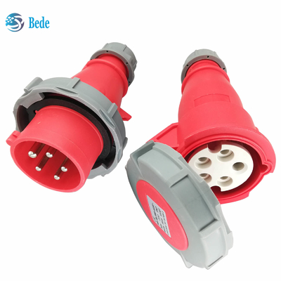 Goupilles industrielles IP67 AC220-415V de la prise 3P+N+E et de la prise 5 16 et 32 ampères accouplant le type