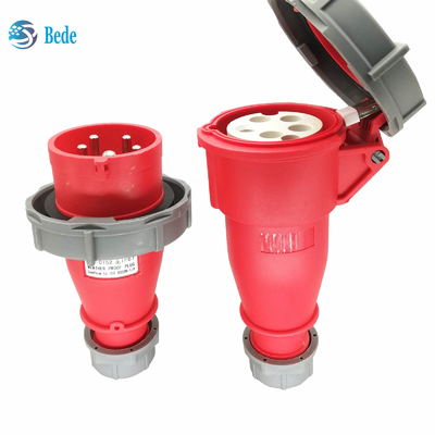Goupilles industrielles IP67 AC220-415V de la prise 3P+N+E et de la prise 5 16 et 32 ampères accouplant le type