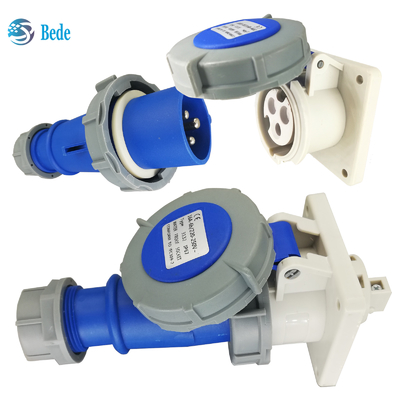 3 broches 220V-250V prise de prise industrielle de tension avec IP67 - 16 Ampère