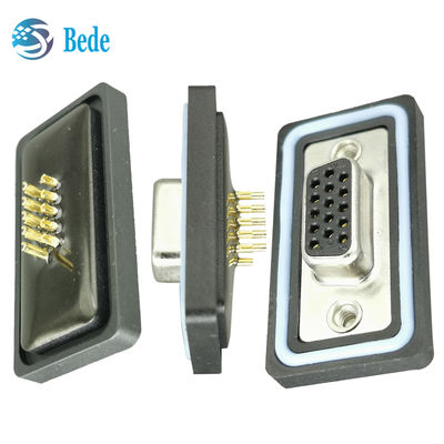 D-SUB 15PIN Connecteur féminin 500V Connecteur électronique étanche à l'eau