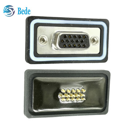 D-SUB 15PIN Connecteur féminin 500V Connecteur électronique étanche à l'eau