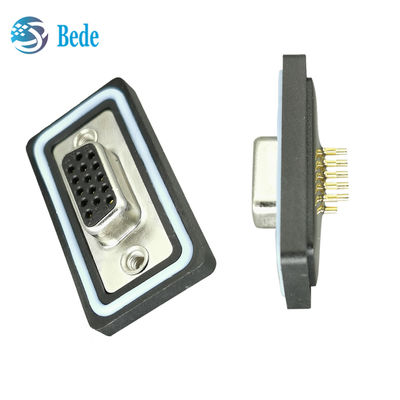 D Subconnecteurs pour les températures extrêmes L'étain en laiton plaqué en or Pins plaqués IP68 imperméable à l'eau -55°C à 125°C