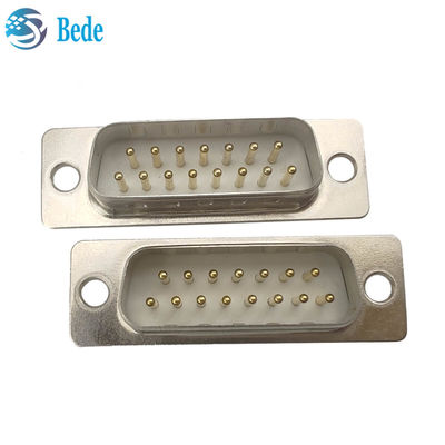 Voltage de 500V Db 15 connecteur mâle, D Sub 15 connecteur mâle avec serrure