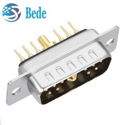11W1 Combinaison D Sub Connecteurs mâle / femelle signal mixte de courant élevé et coaxiale