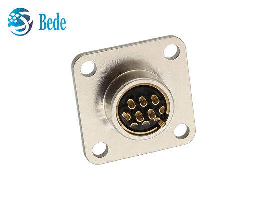 CM10 10Pins DDK Square Flange IP67 Connecteur circulaire étanche à l'eau avec terminaison de soudure