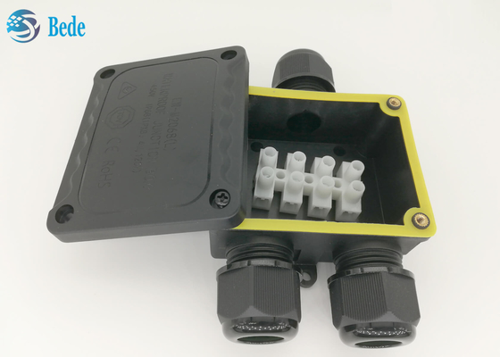 Type de pièce en t de Y boîte de jonction imperméable extérieure du fil IP68 avec les TB