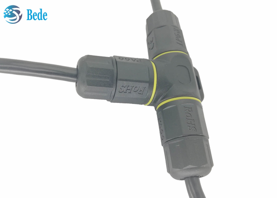 Type 5 goupilles de T de la boîte de jonction de Pin Waterproof Electrical Connectors Cable IP68 5