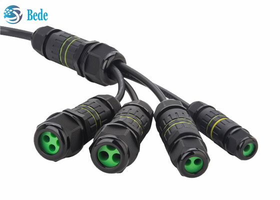 Les goupilles imperméables des cables connecteur IP68 4 ont produit 2~4 fils pour l'éclairage extérieur de fontaine musicale