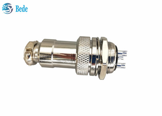 Montage avant Circulaire Gx20 Connecteur Ensemble mâle et femelle 2 ~ 10 / 12 / 14 / 15 broches