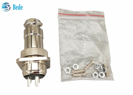 Montage du panneau circulaire 9 broches - 2 broches connecteur d'aviation GX20 avec bride carrée M19 Masculin Femme ensemble