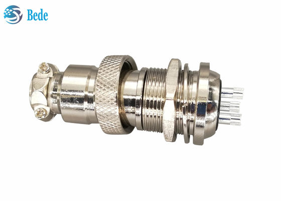 Connecteur Gx20 en alliage de zinc Connecteur de montage arrière pour panneau de commande industriel M19