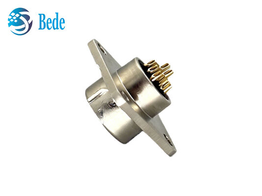 CM10 10Pins DDK Square Flange IP67 Connecteur circulaire étanche à l'eau avec terminaison de soudure