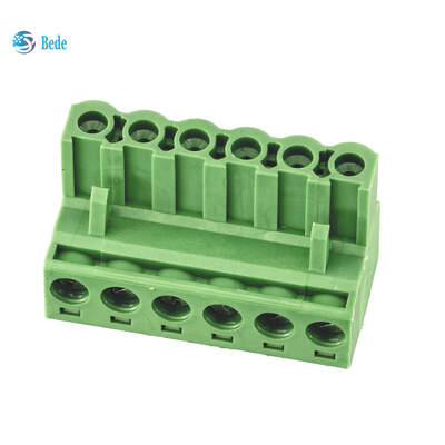 Connecteur de fil femelle en ligne blocs de jonction enfichables 2 ~ 24 broches 2EDGR-5.08